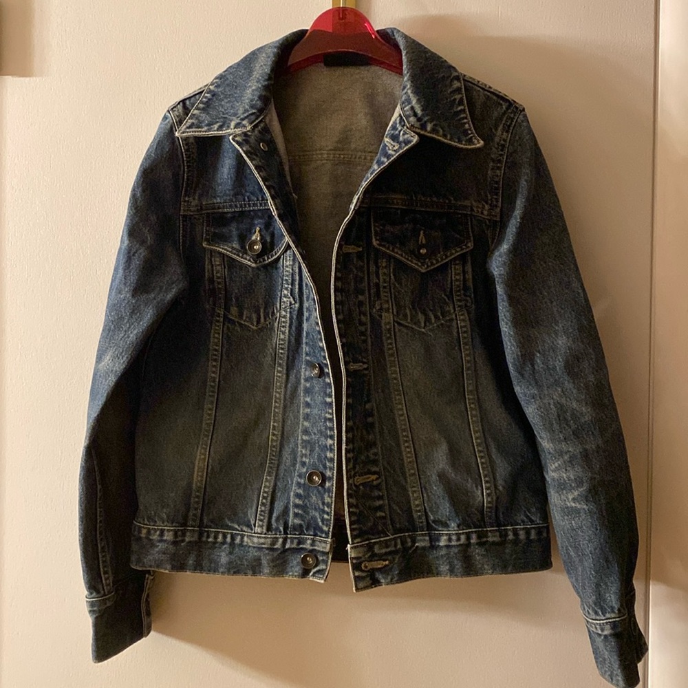 Blue Denim Jean Jacket DKNY Jeans X-Small